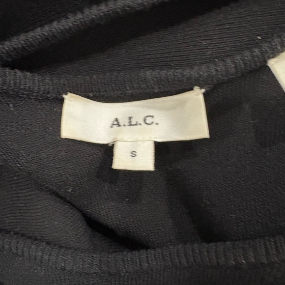 ALC BLACK RIB RACER MAXI DRESS - Picture 8 of 8